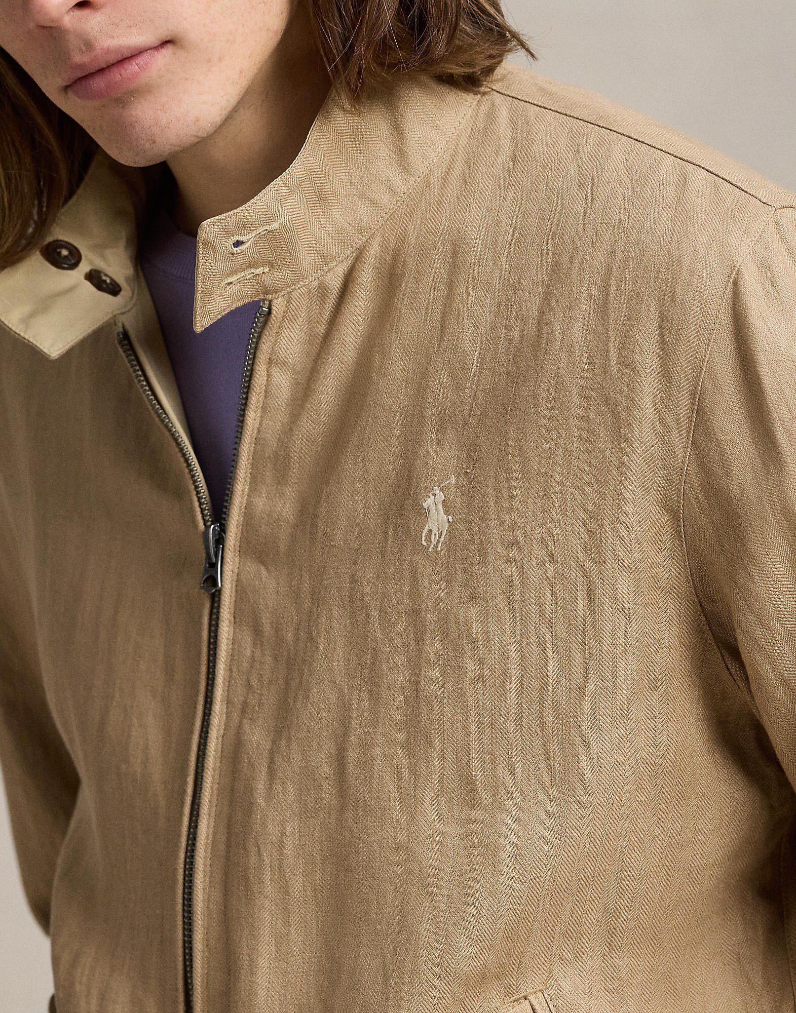 Reversable Linen Field Jacket