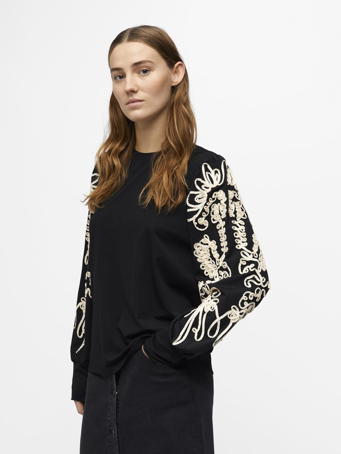 Objcaroline Joana L/S Top E Div