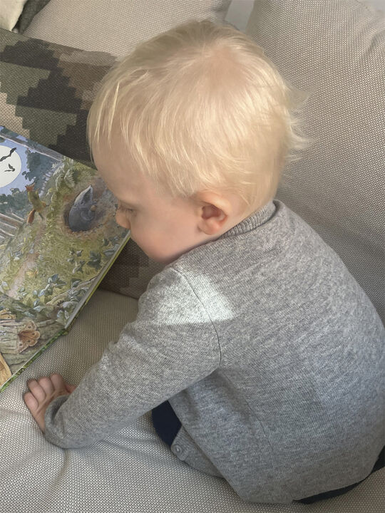 Strikka RWS wool & cashmere baby cardigan