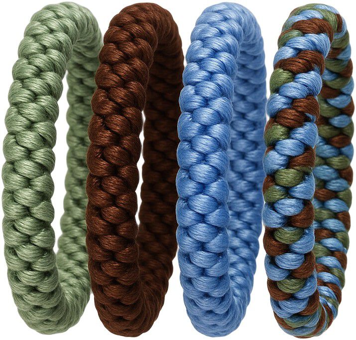 4-pack Basic Essentials Elastics