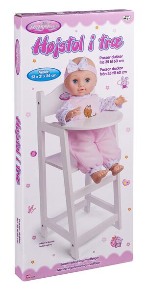 MY BABY TRÆHØJSTOL 53cHØJ