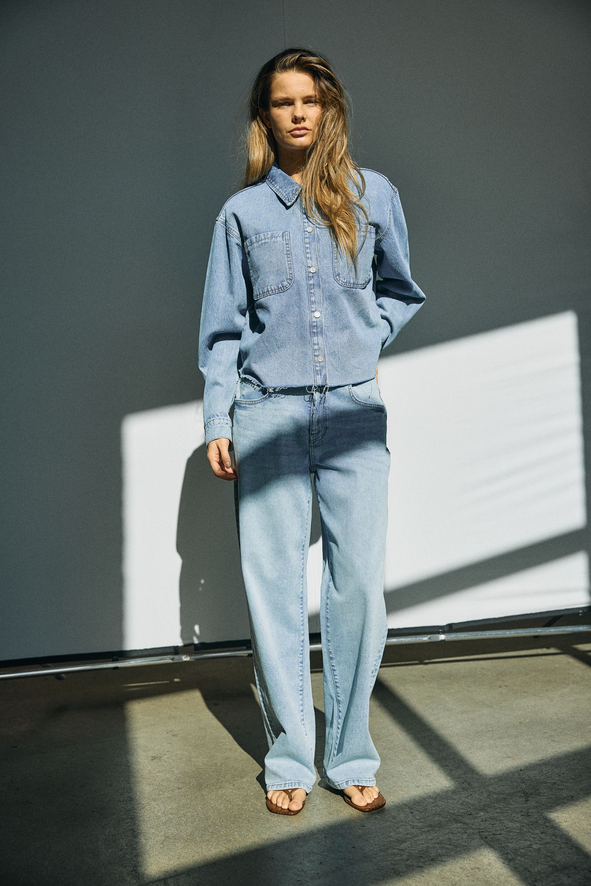 Nmalva L/S Denim Sh Shcket  Az452Lb