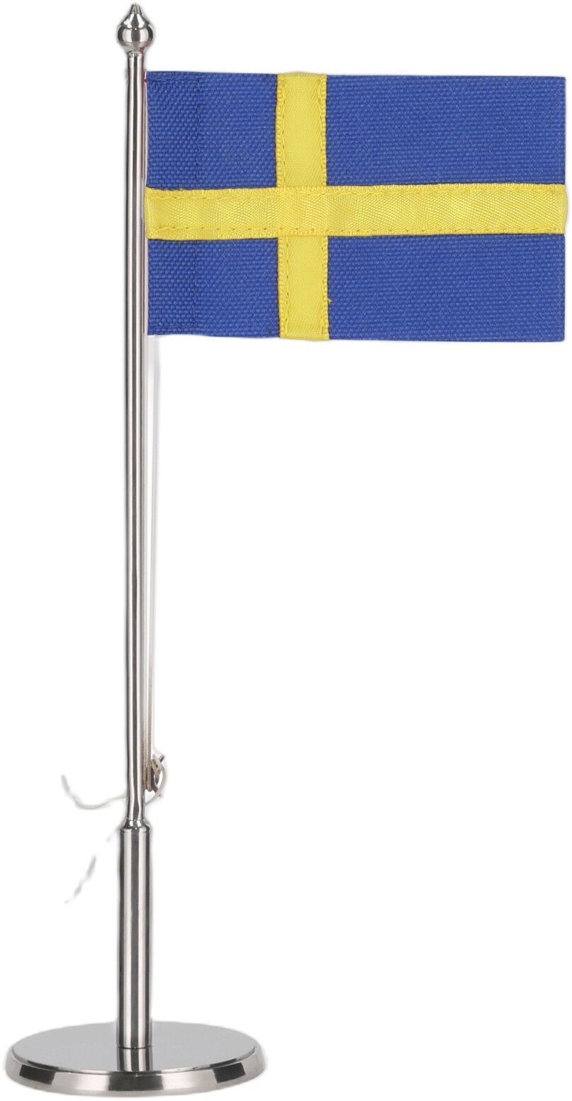 Flaggst&aring;ng SE 20,5 cm Blankt st&aring;l