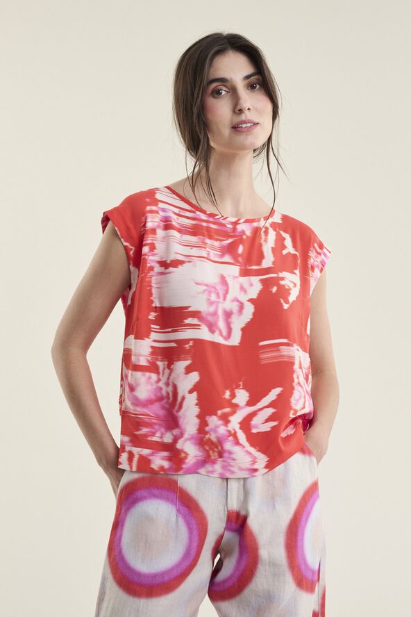 Haru rundhalset bluse