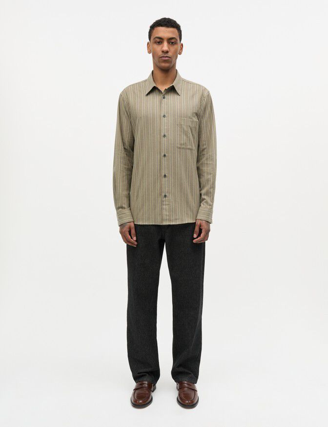 Flannel Stripe Sune Shirt