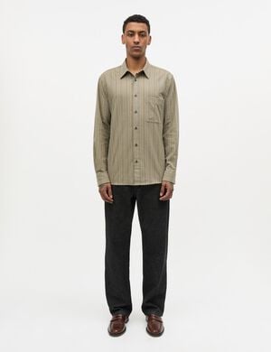 Flannel Stripe Sune Shirt