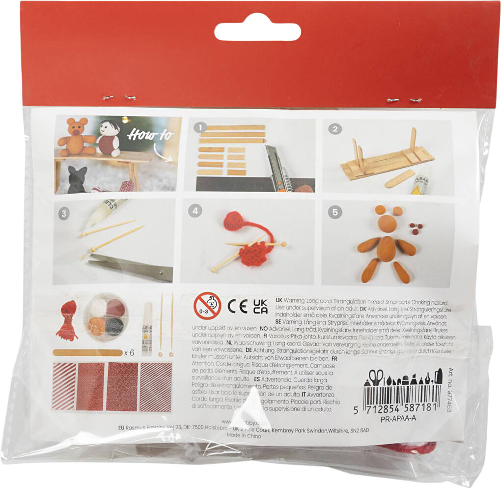 Mini DIY Kit Nissens D&oslash;r, Julegaver