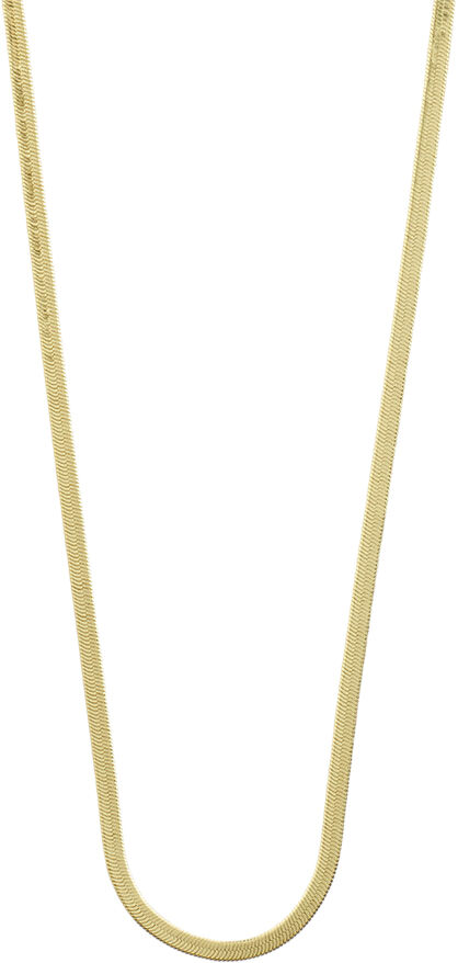 Halsk&aelig;de : Johanna : Guldbelagt