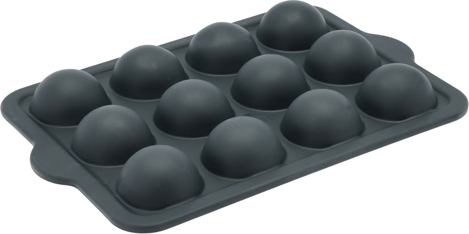 Halvkulaform 12 h&aring;l gr&aring; silikon