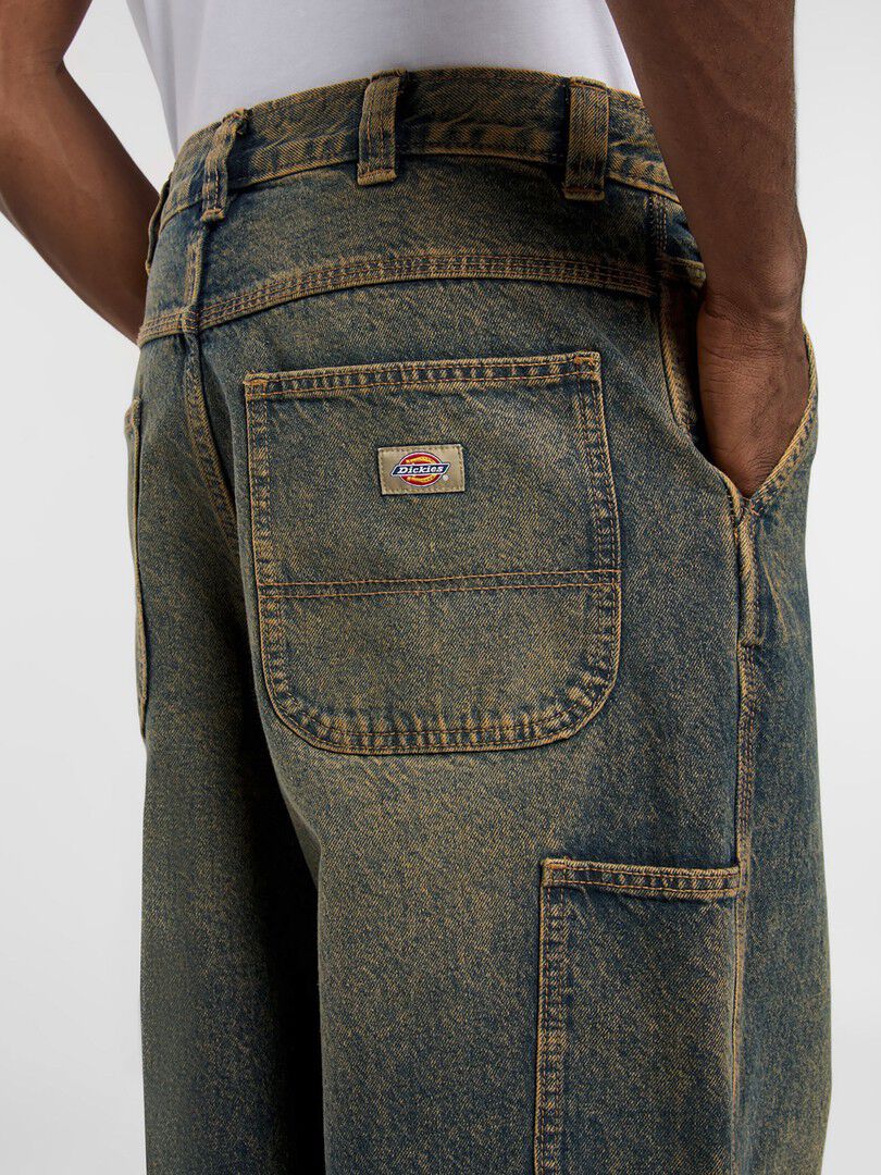 MADISON BAGGY FIT DENIM YELLOW FADE