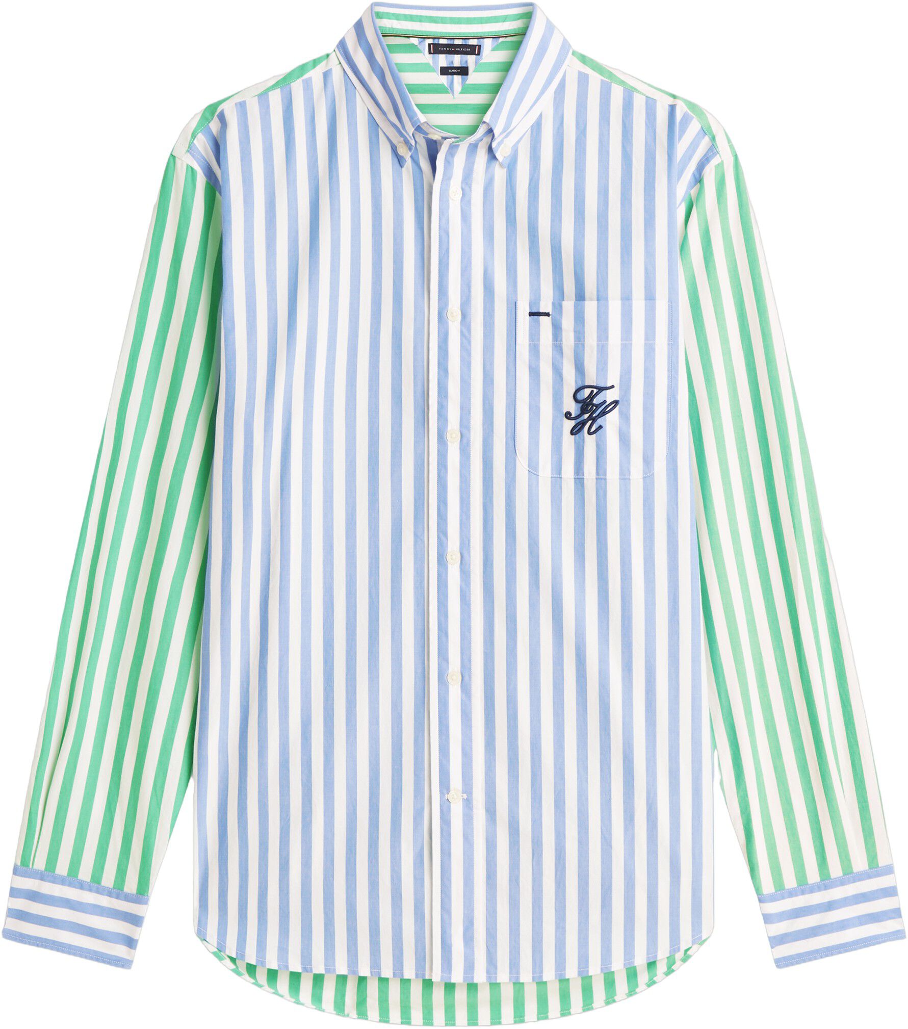 Classic Fit Logo Embroidery Paper Touch Shirt