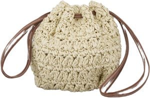 Mesh Straw Bina Bag