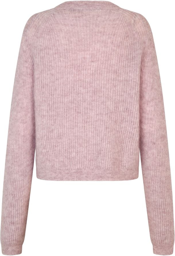 Andrea Knit Rib LS Cardigan