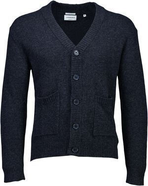 Lambswool button cardigan