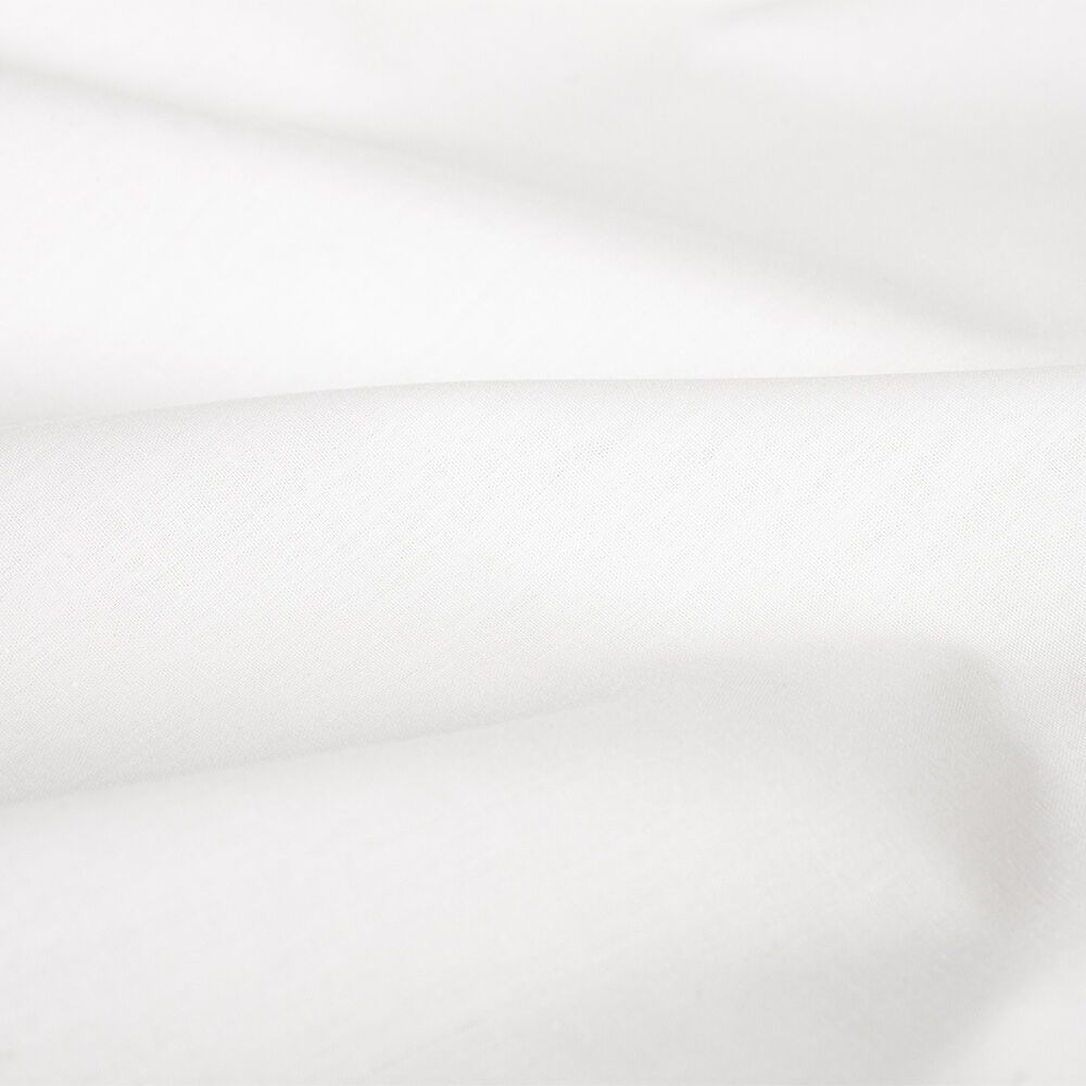 &Oslash;kologisk H-split lagen, percale - GOTS, hvid