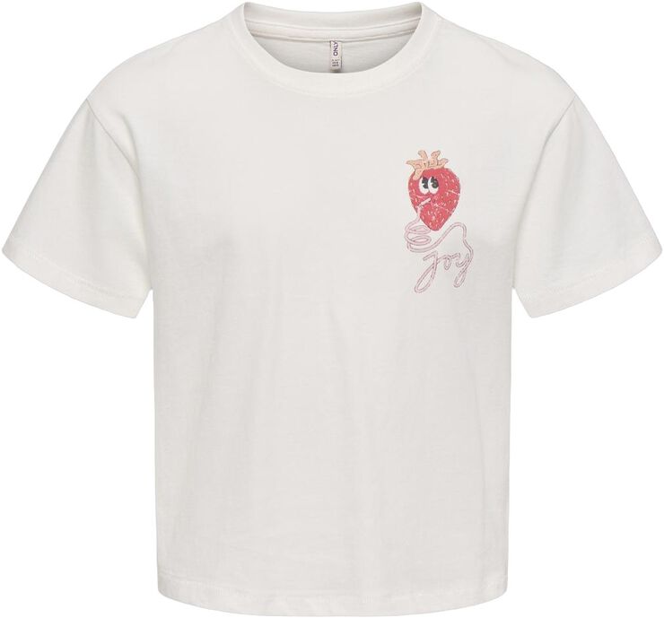KOGNORA LIFE SS BOXY PRINTED TOP JR