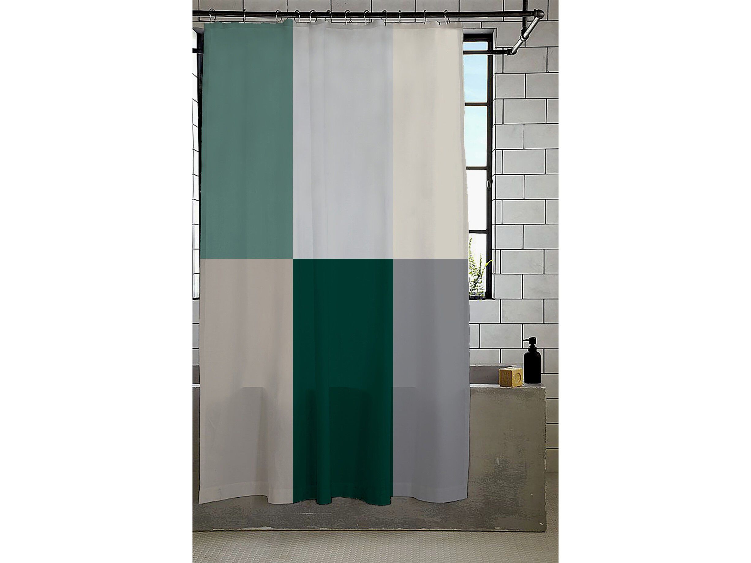 Duschdraperi 180x200 Fusion Yellow