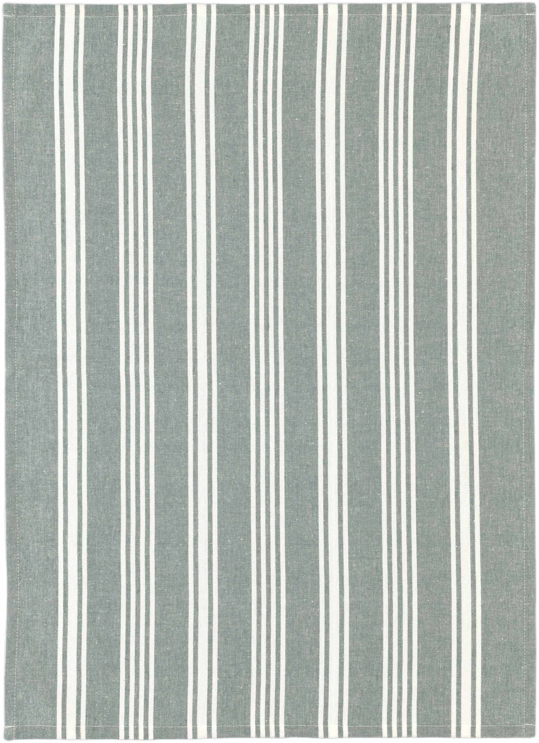 K&ouml;kshandduk recycle Eco Stripe 70 x 50 cm Green Bay