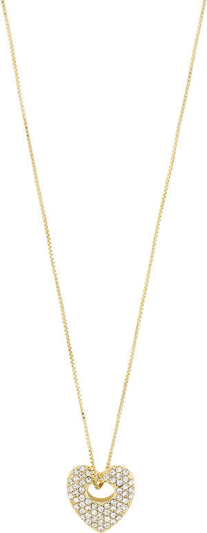 DUNE heart necklace gold-plated