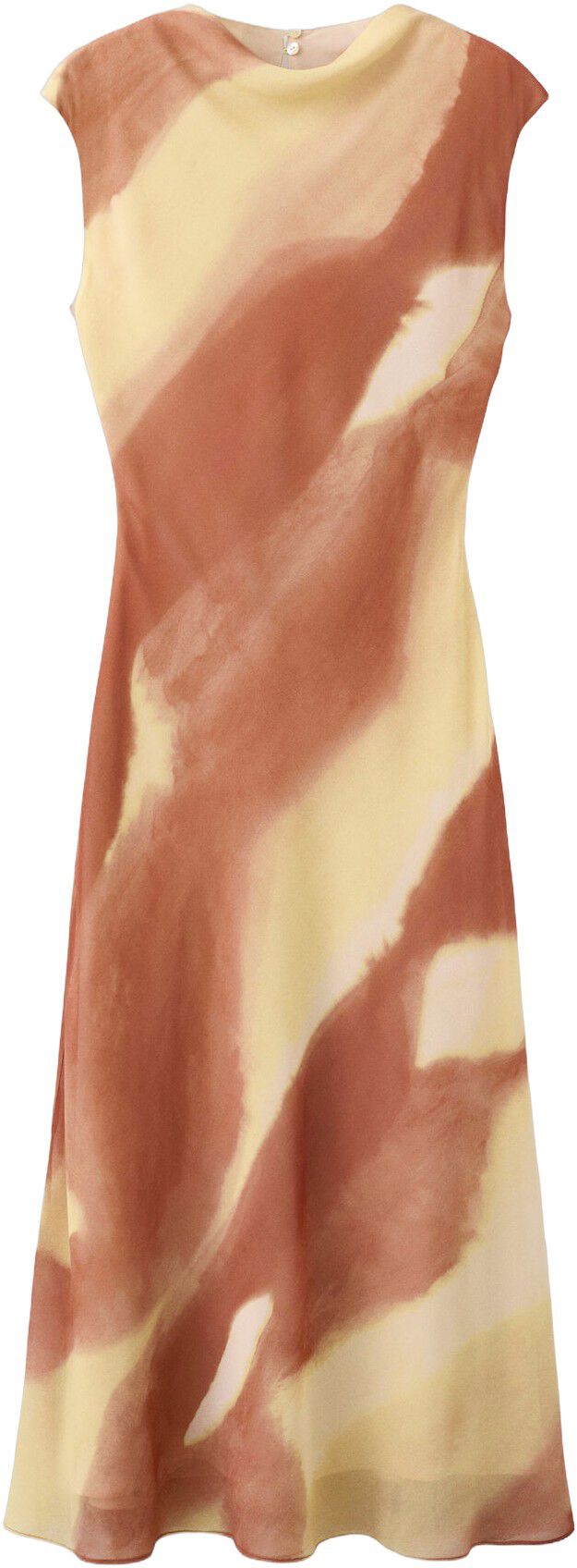 A-line printed dress