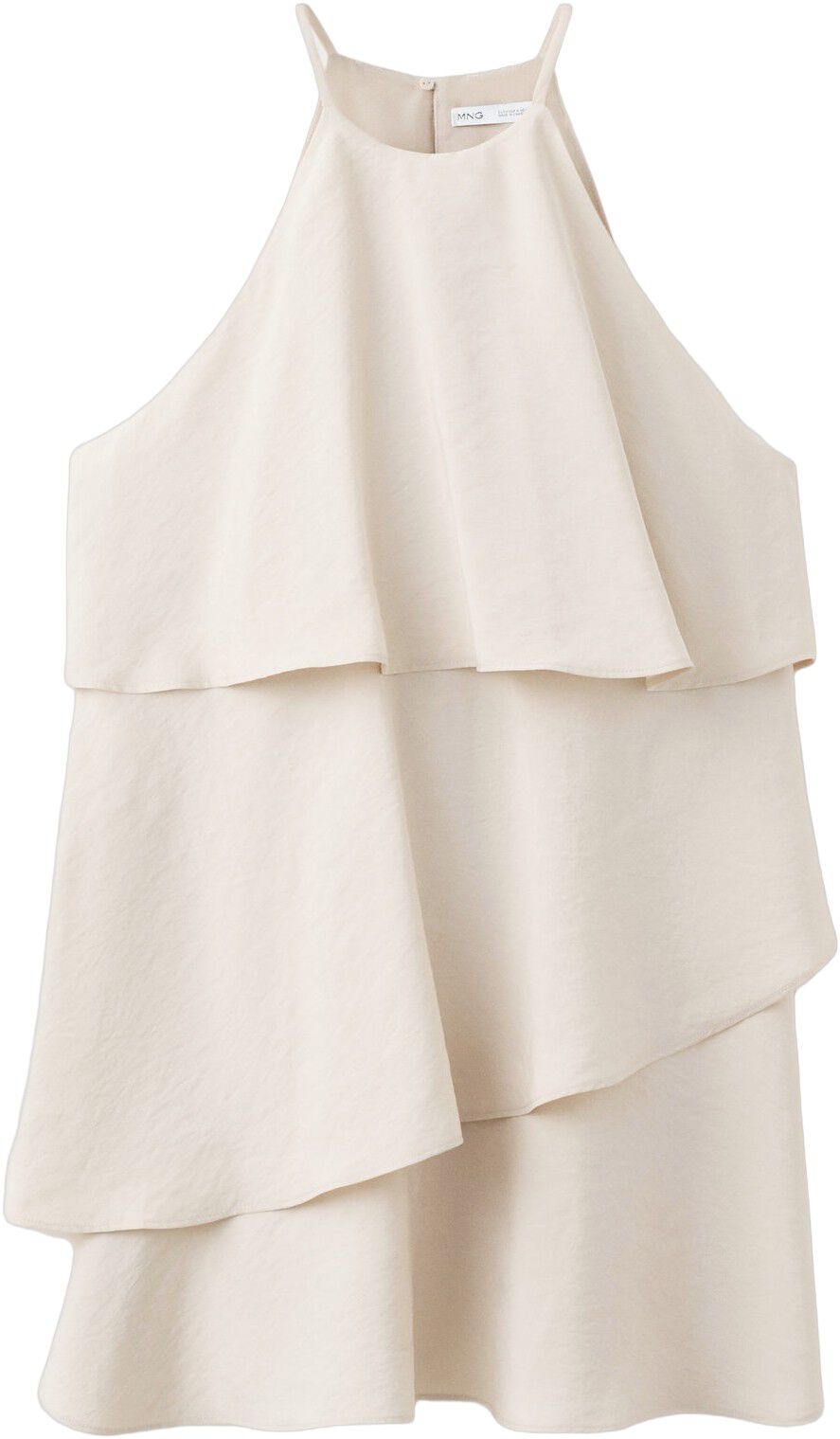 Modal dress with ruffles