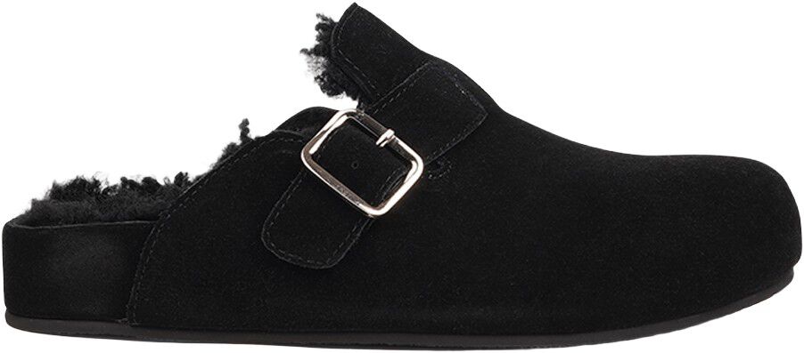 NESSO - SKIN MULES WITH ADJUSTABLE BUCKET