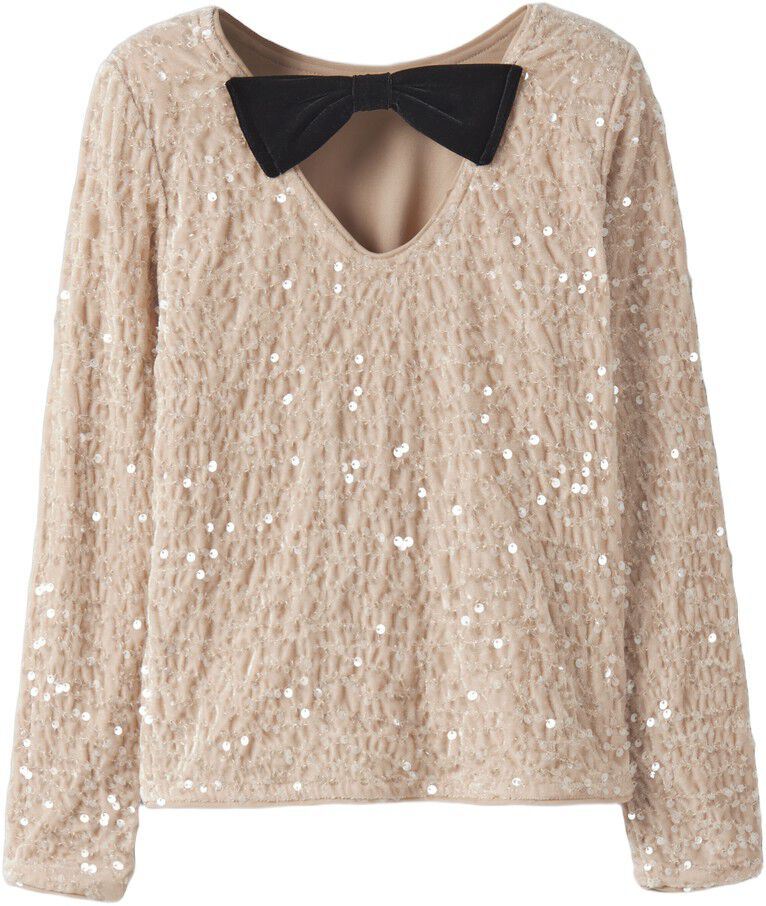 NKFRUSITTA LS BOW BLOUSE