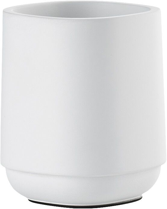 Tandborstmugg Time White