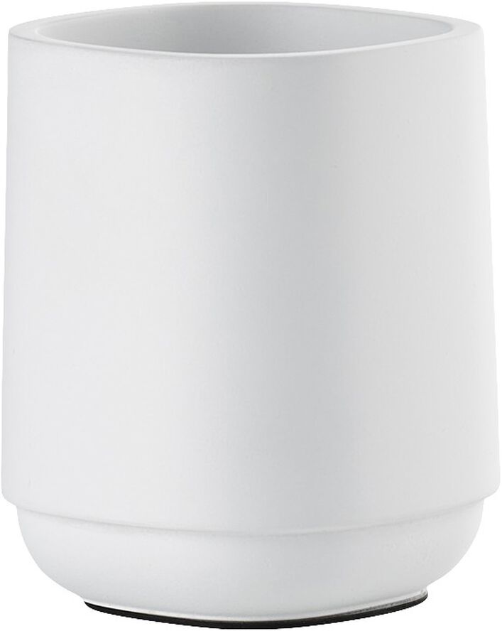 Tandborstmugg Time White
