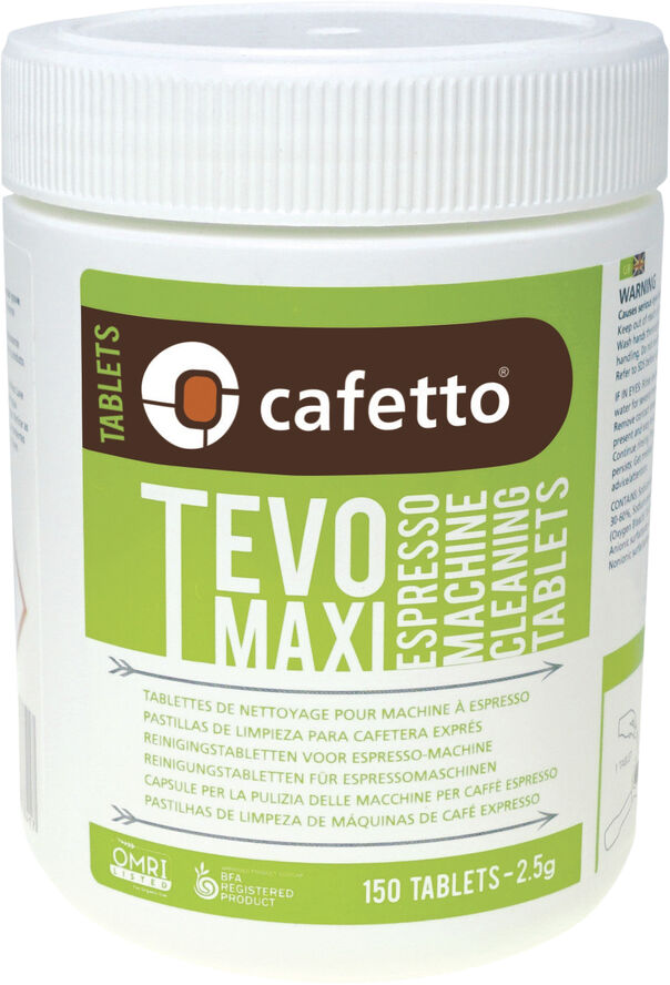 Cafetto Tevo maxi tablet 150 stk