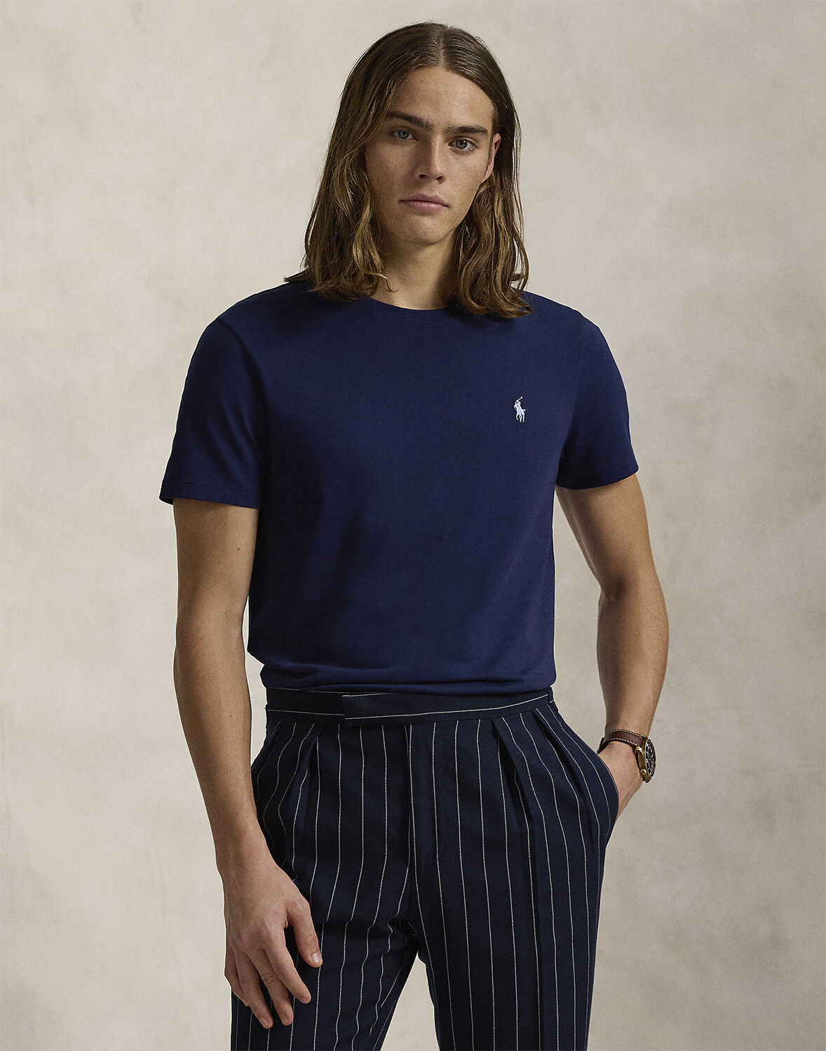 Custom Slim Fit Jersey Crewneck T-Shirt