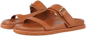 MARINA - ADJUSTABLE 2 STRAP LEATHER SANDAL