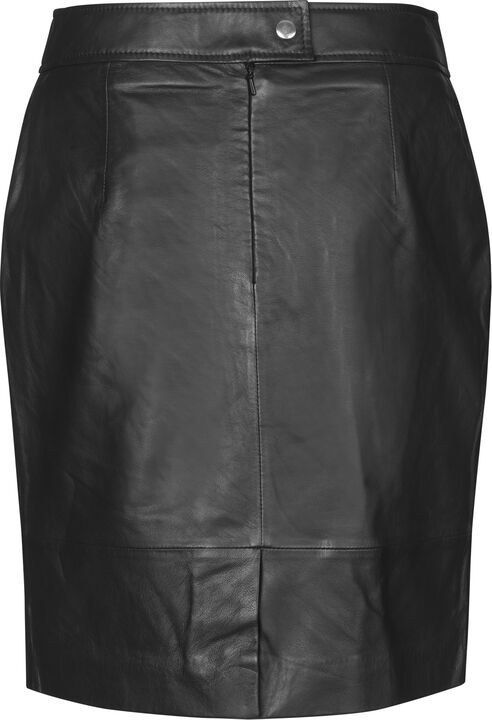 Francie Mini Leather Skirt