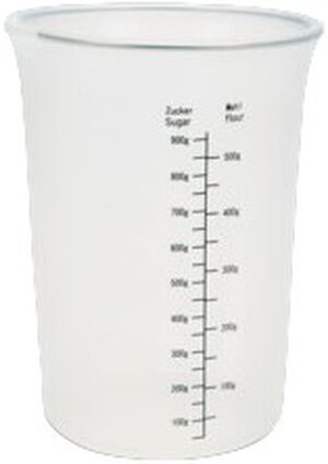 M&Auml;TB&Auml;GARE &Oslash;12 cm / H 16,5 cm transparent silikon
