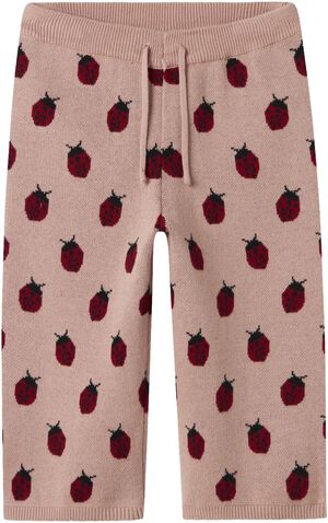 NMFLULIO WIDE KNIT ANCLE PANT LIL