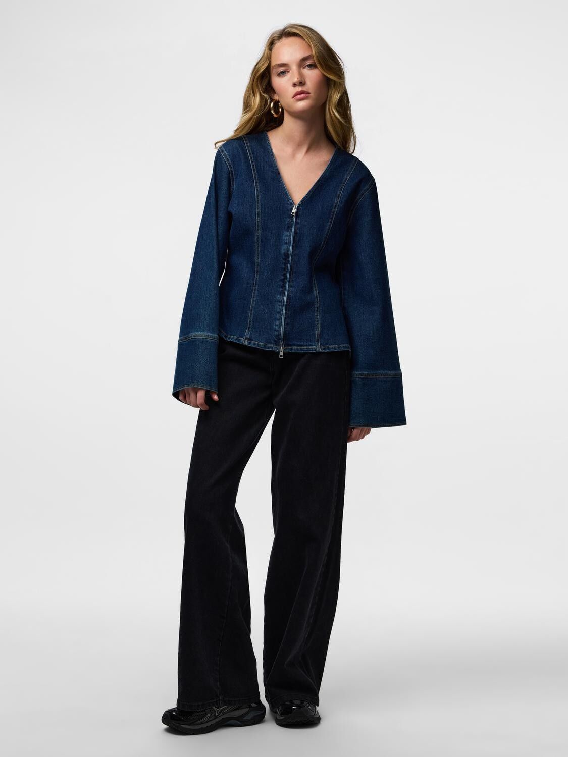 PCFLORA LS DENIM SHIRT