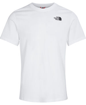 M s/s red box tee tnf white