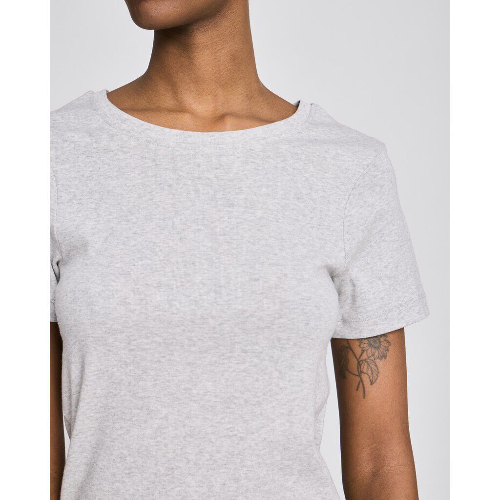 Trille Cotton Top 1x1 Rib Tee GOTS