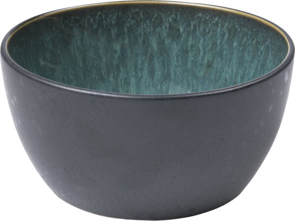 Skål 14 cm sort/grøn Bitz