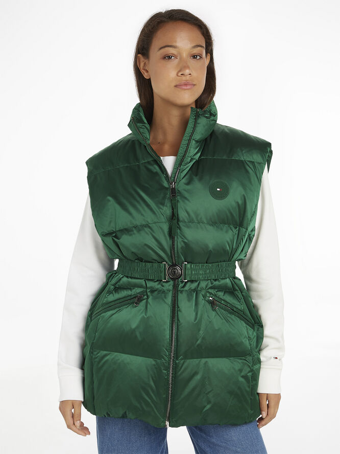 TWO TONE STATEMENT PUFFER VEST