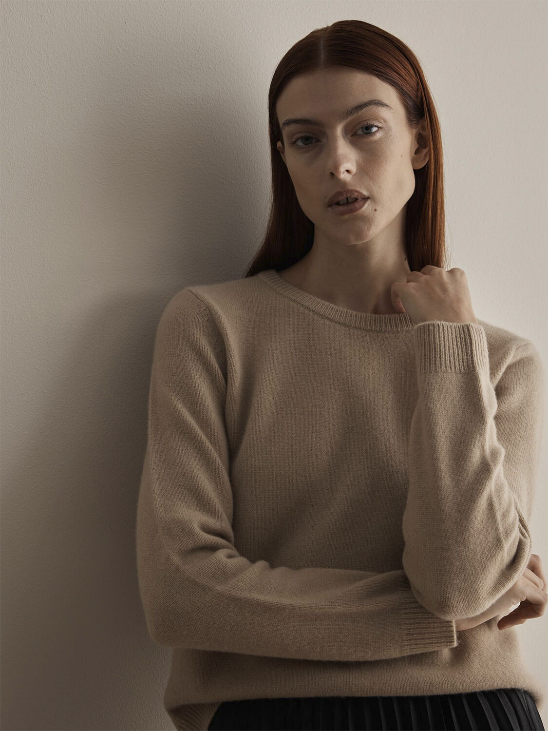 SLFMANILA LS KNIT 100% CASHMERE O-NECK N