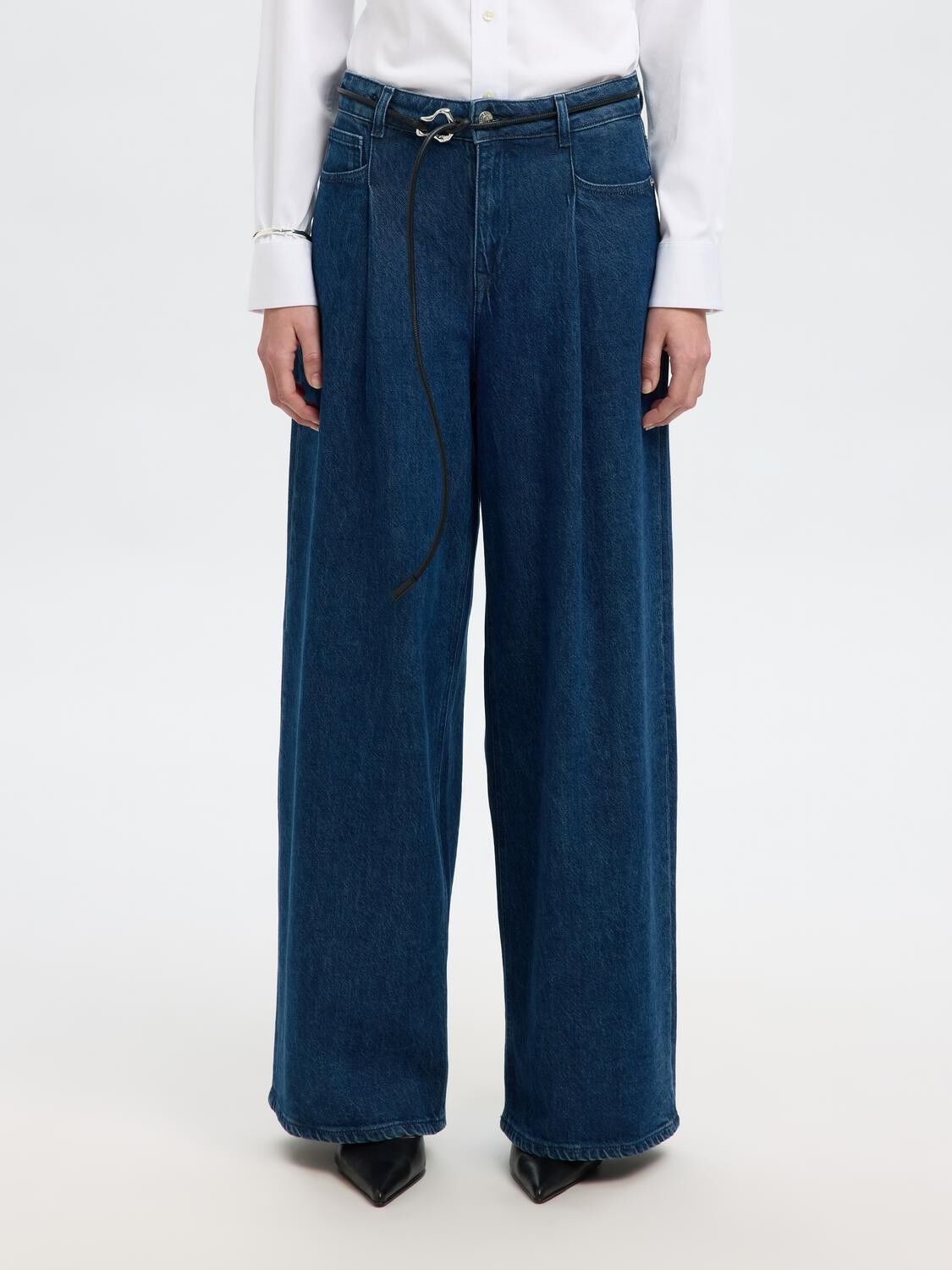 SLFEXTRA WIDE SELMA-NOA HW JEANS