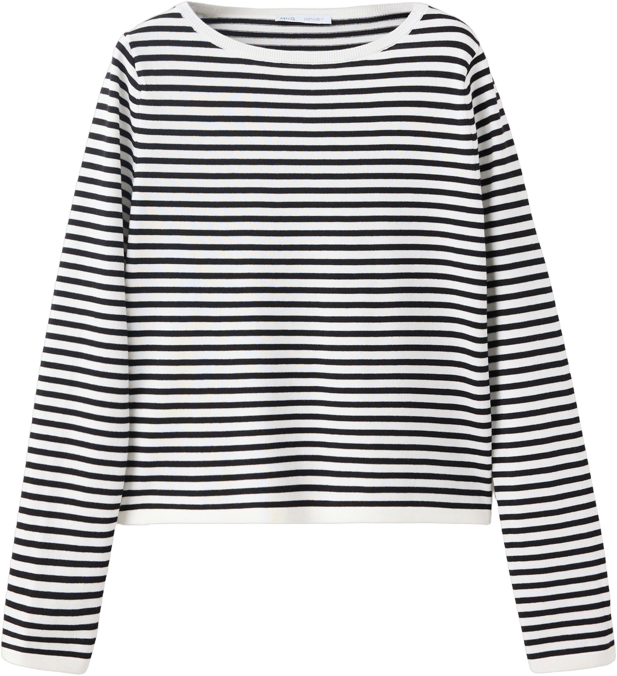 Knit striped sweater