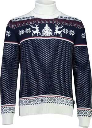 Jacquard holiday knit