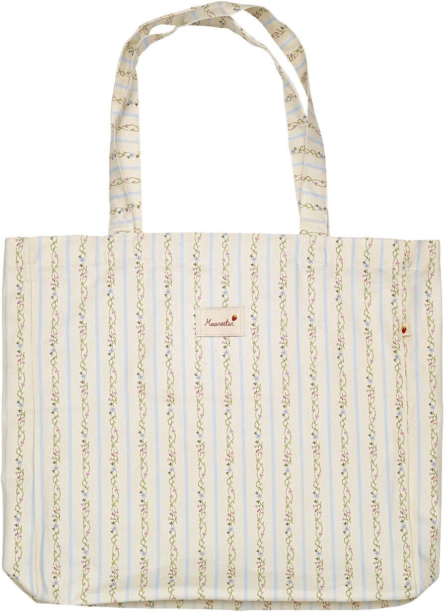 Canvas Totebag Summer Stripes Blue
