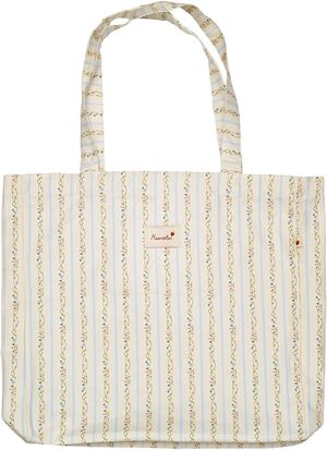 Canvas Totebag Summer Stripes Blue