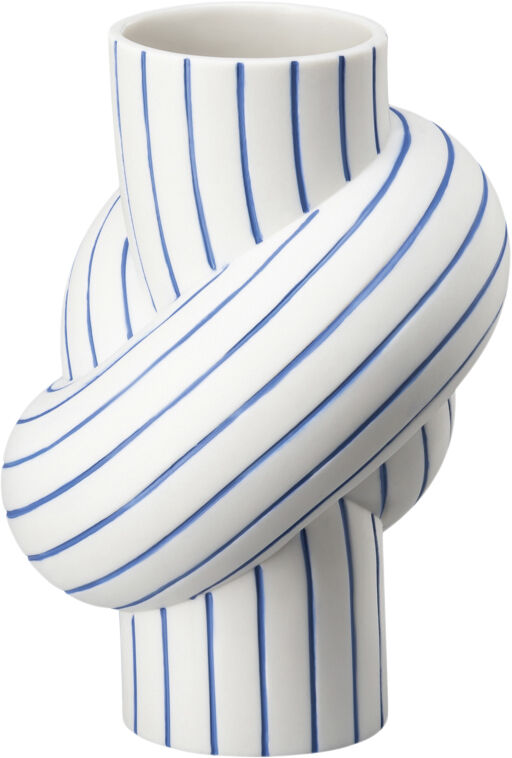 Vase 12cm, Blueberry, Node Stripes