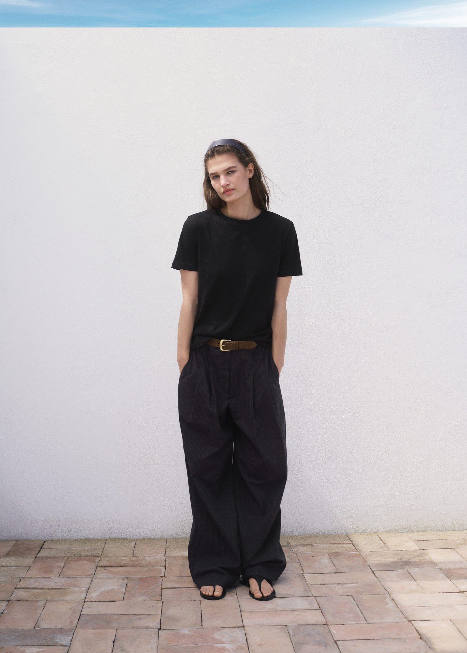 Cotton short-sleeved t-shirt