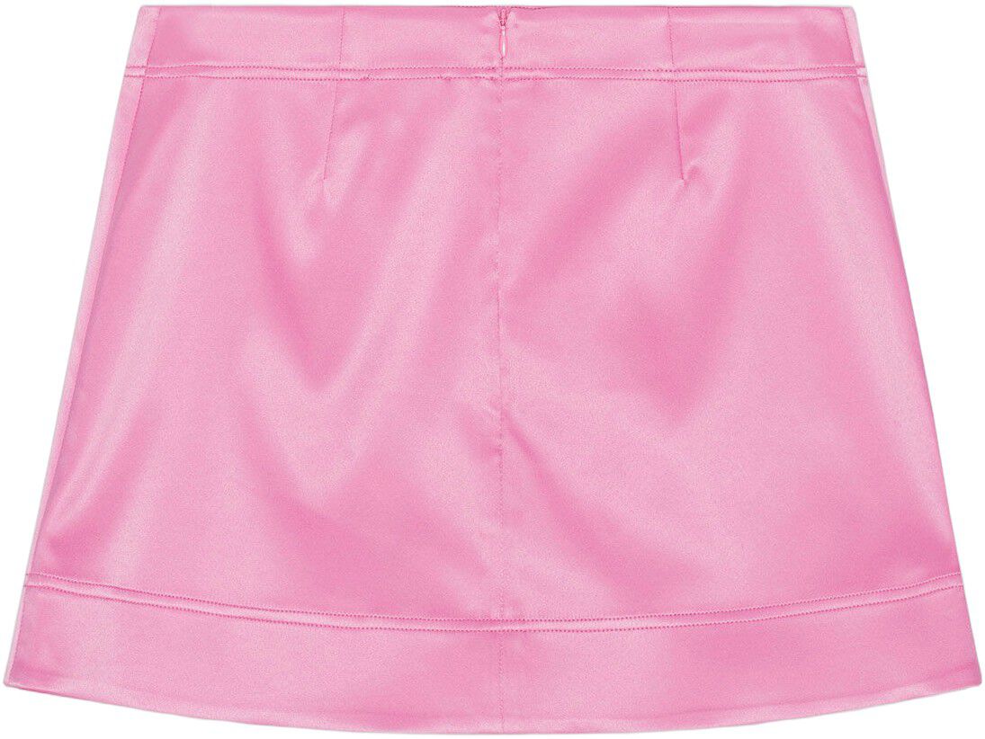 Double Satin Mini Skirt