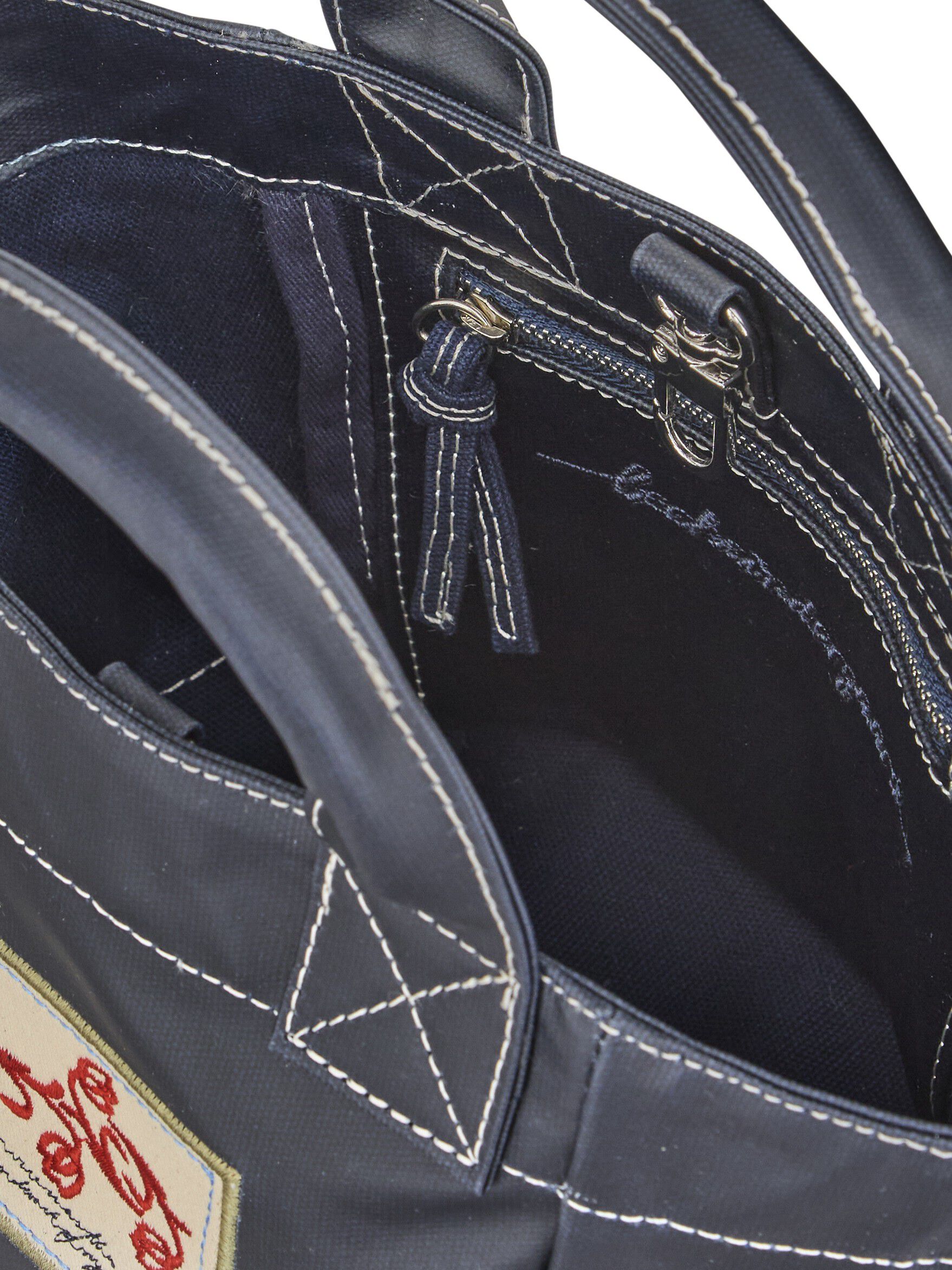 Solid Coated Gabby Bag